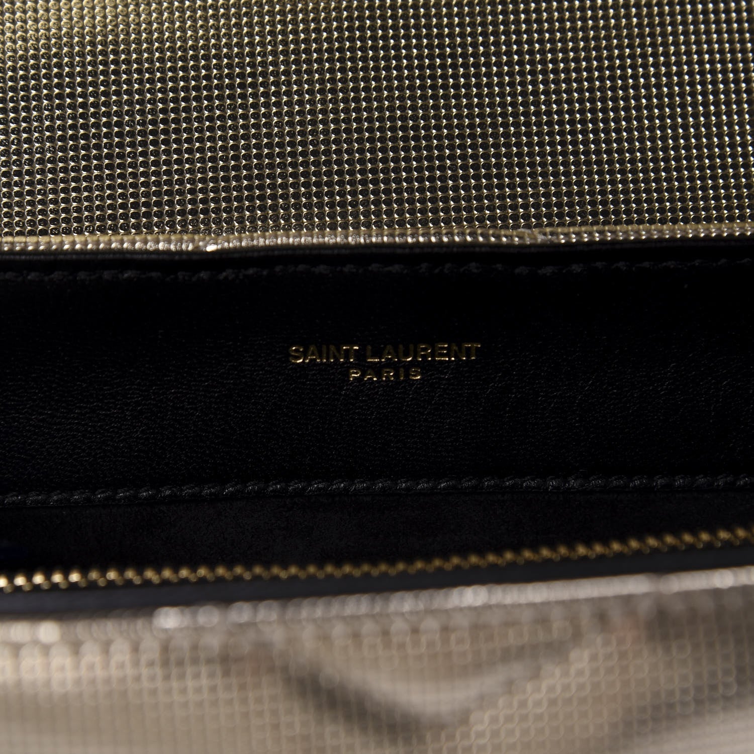Saint Laurent Metallic Calfskin Y Quilted Small Loulou Monogram Chain Satchel Platino 8 of 11