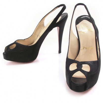 Christian Louboutin Satin Burma Haute Serrure 120 Pumps 35.5 1 of 7