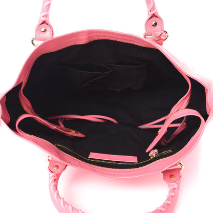 Balenciaga Veau Gravier Classic Gold Hardware City Rose Dragee 5 of 12