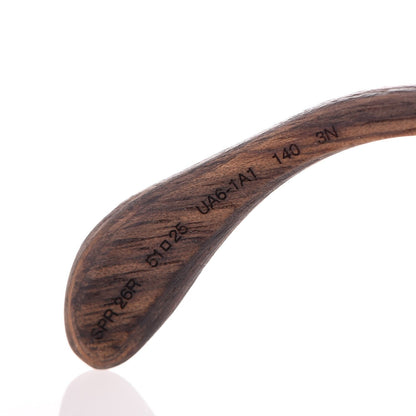 Prada Wooden Sunglasses SPR 26R Nut Canaletto 10 of 11