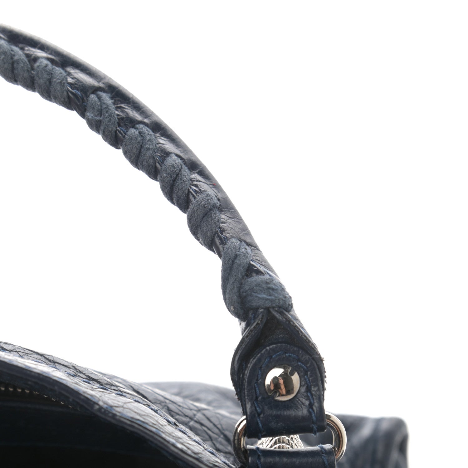 Balenciaga Agneau Giant 12 Silver Hardware Mini City Bleu Obscur 11 of 16