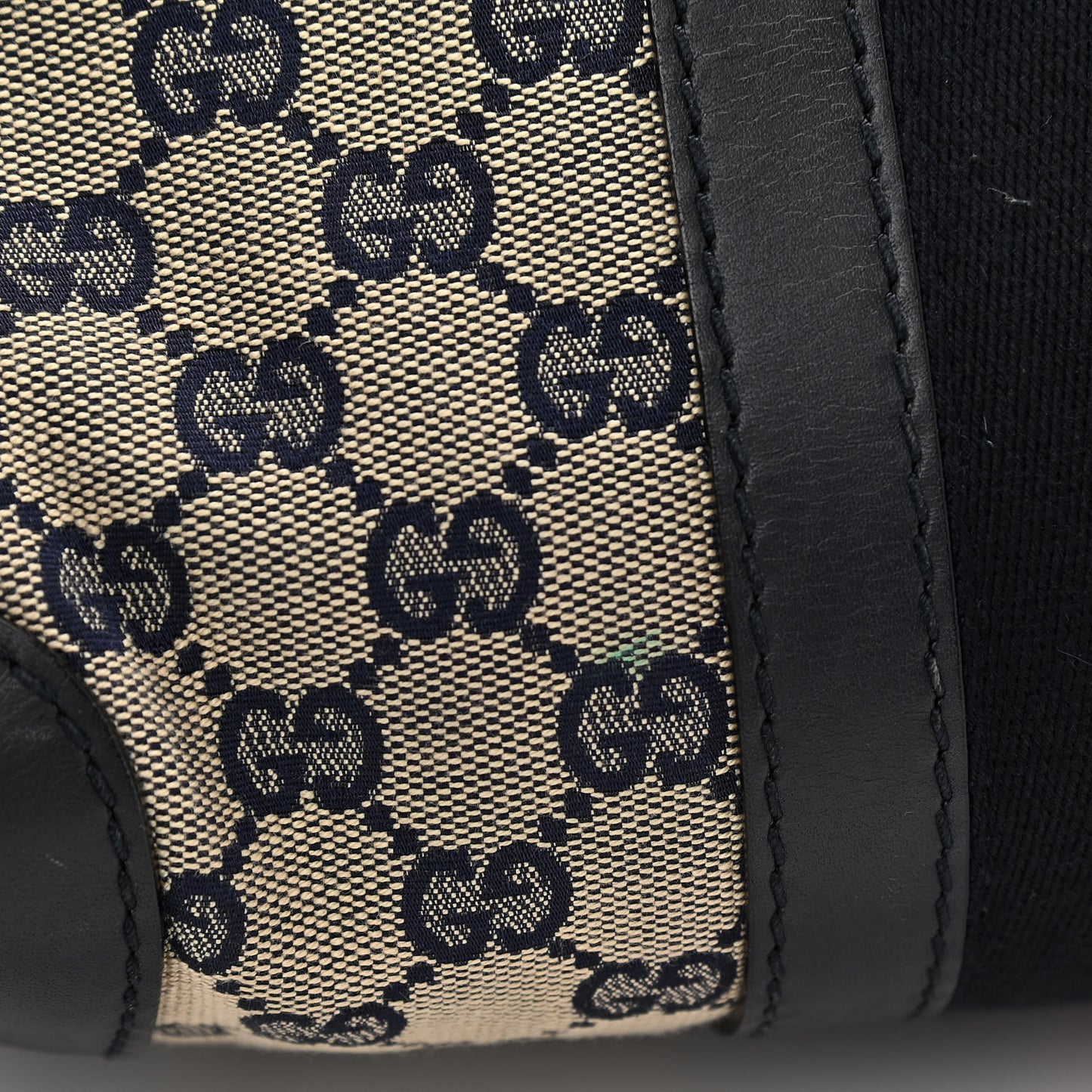 Monogram Vintage Web Medium Hobo Navy