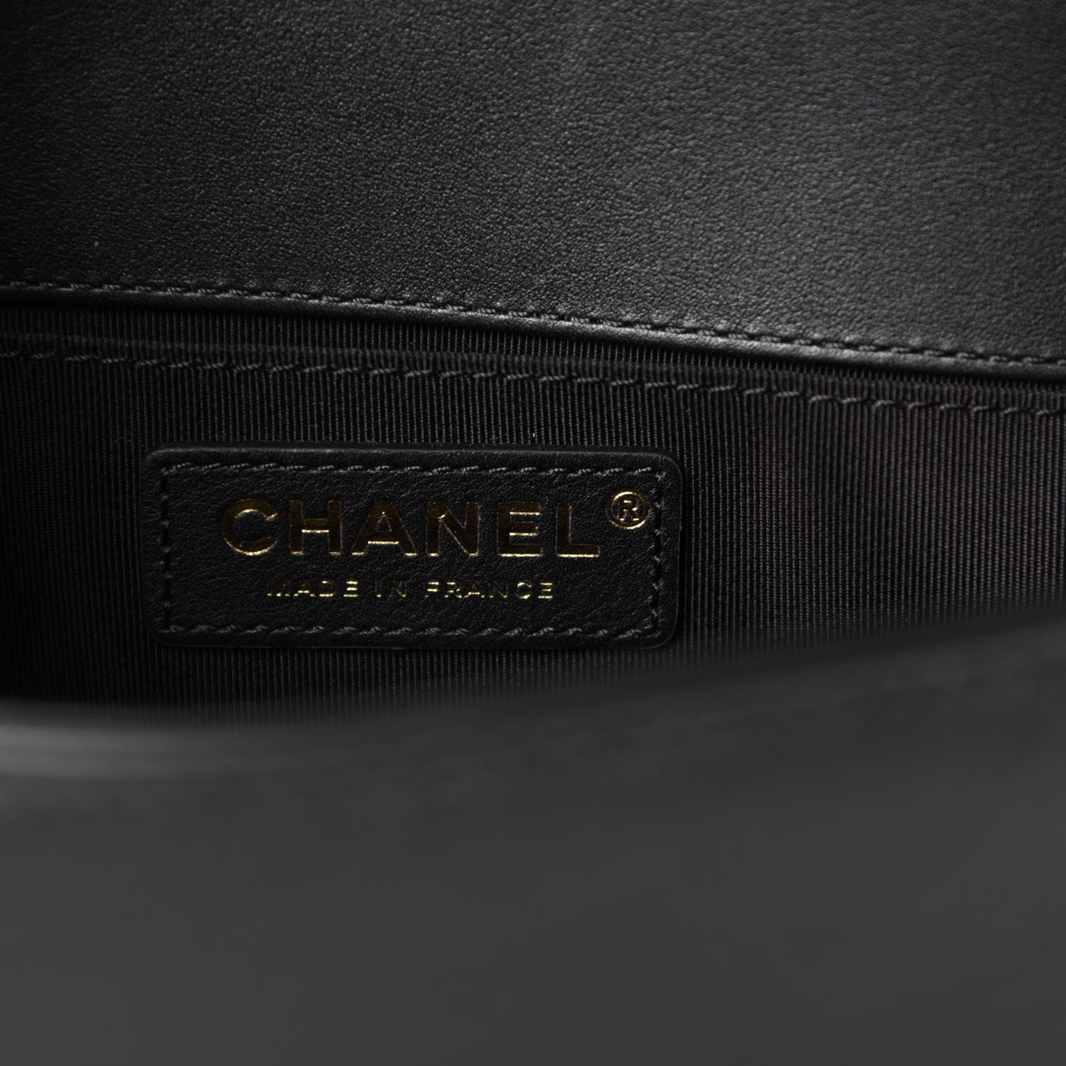 Chanel Calfskin Small Boy Logo Top Handle Flap Black 11 of 13