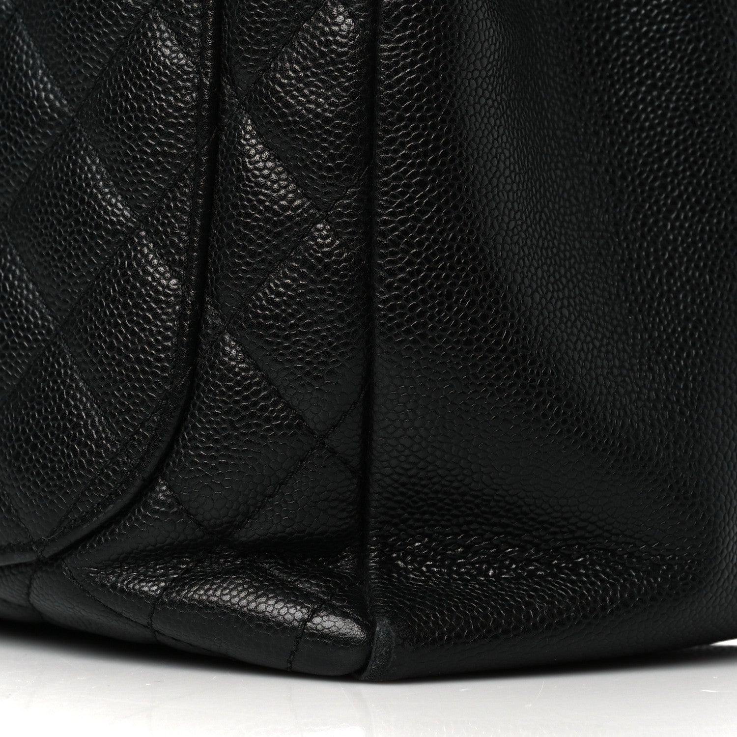 Chanel Caviar Quilted Grand Shopping Tote GST Black 11 of 12
