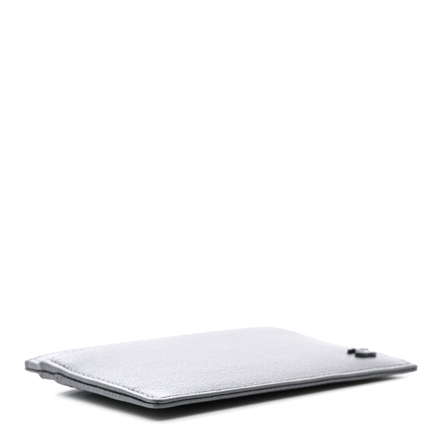 Chanel Goatskin CC Card Holder Grey 4 of 8