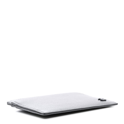 Chanel Goatskin CC Card Holder Grey 4 of 8