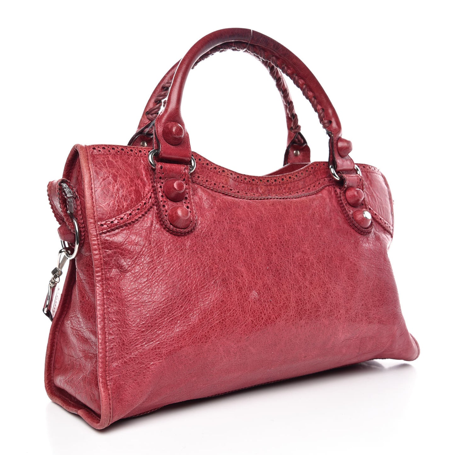 Agneau Giant Brogues Hardware City Pourpre