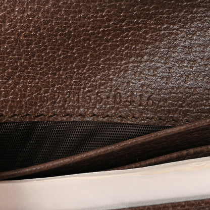 Gucci GG Supreme Monogram Web Ophidia Card Case Beige New Acero 6 of 10