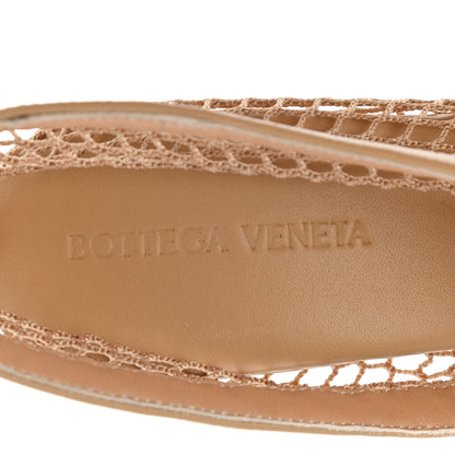 Bottega Veneta Mesh Nappa Chunky Chain Sandals 38 Beige Pony 8 of 8