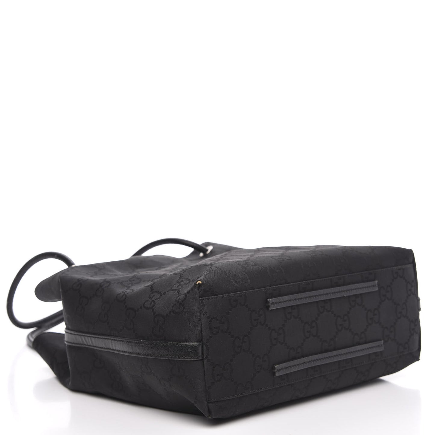 Canvas Monogram Gifford Shopping Tote Black