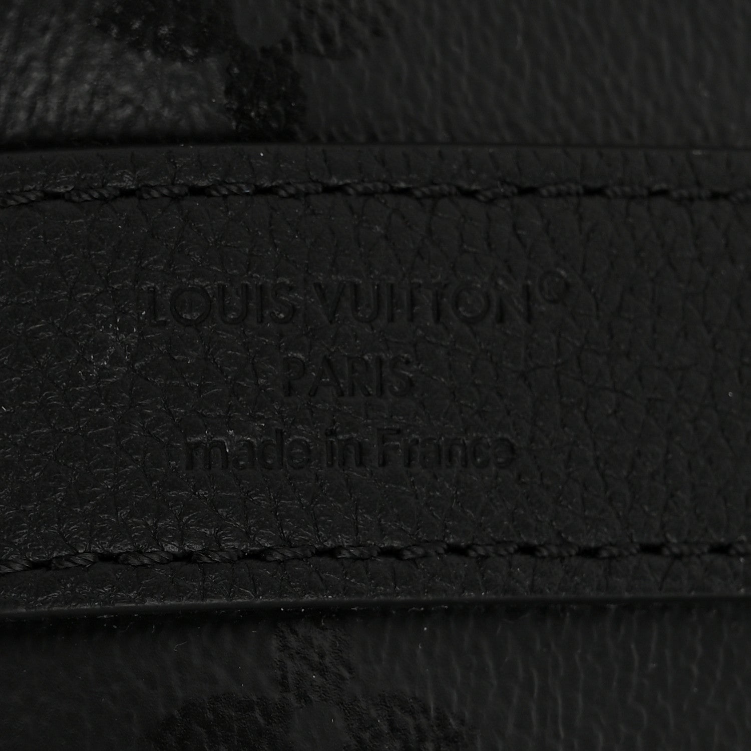 Louis Vuitton Monogram Midnight Keepall Bandouliere 35 Black 6 of 10