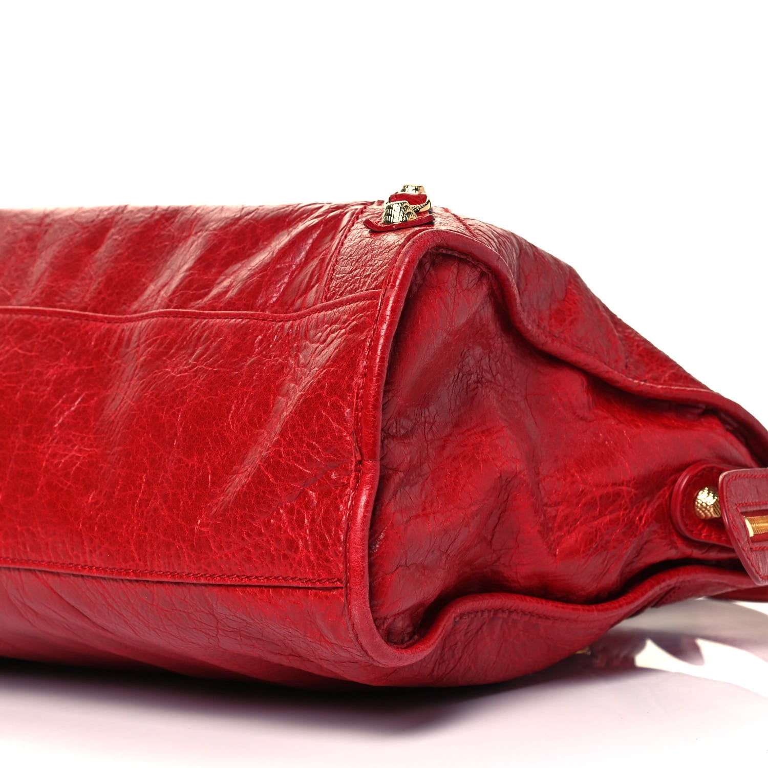 Balenciaga Agneau Giant 12 Gold Hardware City Rouge Lipstick 10 of 10