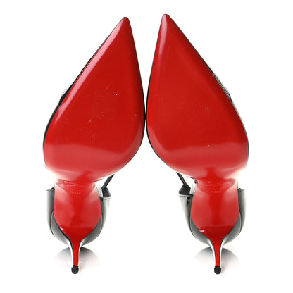 Christian Louboutin Patent Shiny Nappa Crissos Pumps 40.5 Black 7 of 10