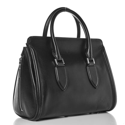 Alexander McQueen Calfskin Small Heroine Black 15 of 25