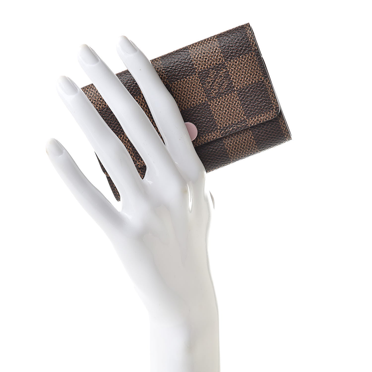 Louis Vuitton Damier Ebene Multicles 6 Key Holder Rose Ballerine 2 of 8