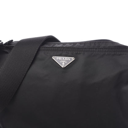 Prada Nylon Flat Messenger Bag Black 9 of 15