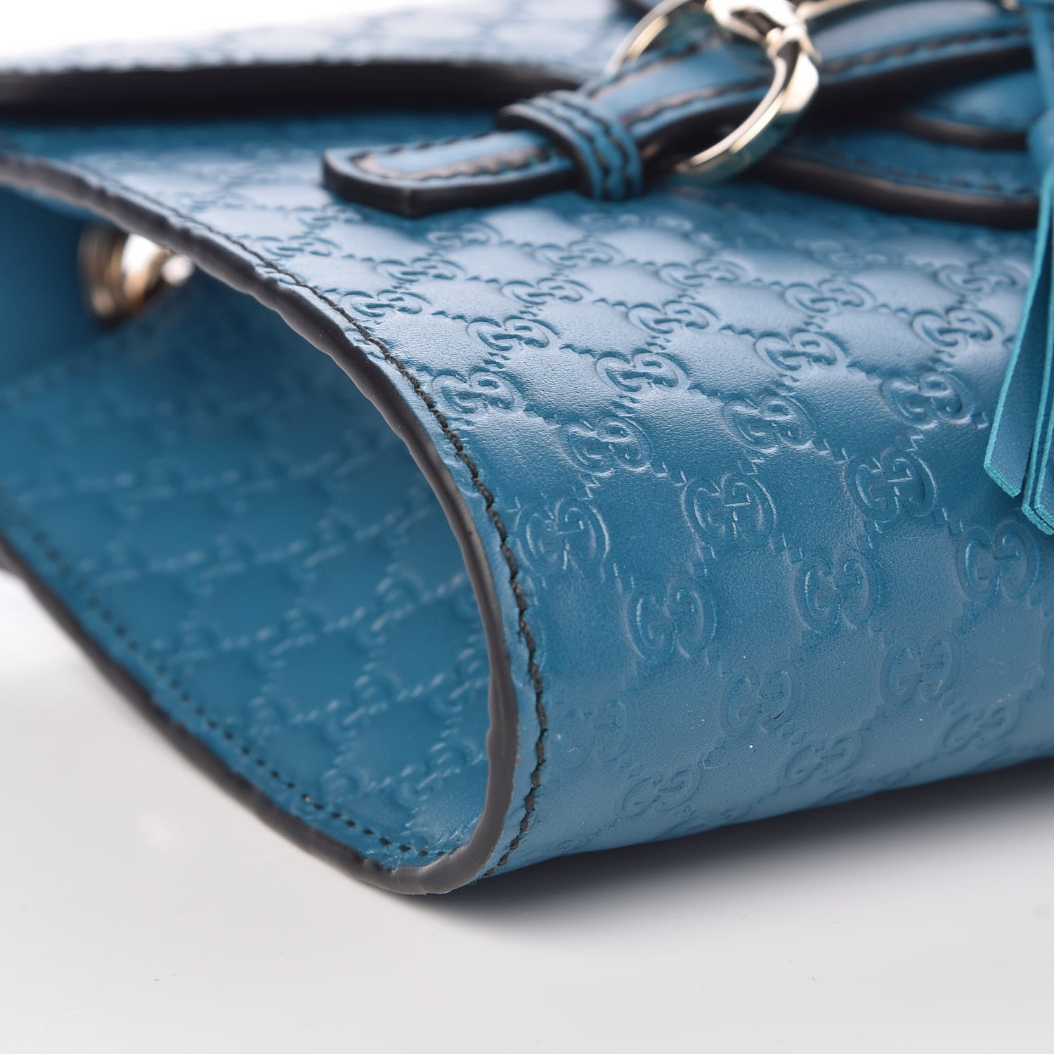 Gucci Microguccissima Mini Emily Shoulder Bag Deep Cobalt 9 of 10