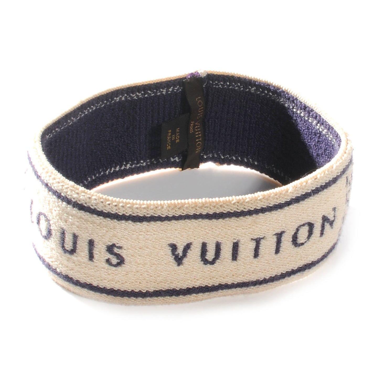 Cotton Damier Azur Gym Head Sweat Band