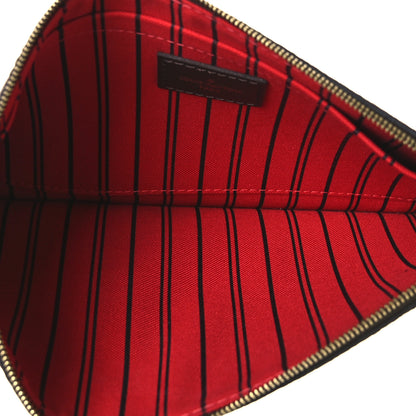Louis Vuitton Damier Ebene Neverfull MM GM Pochette 5 of 9