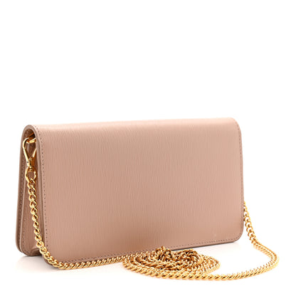 Prada Vitello Move Triangle Logo Miniborse Cipria 3 of 10