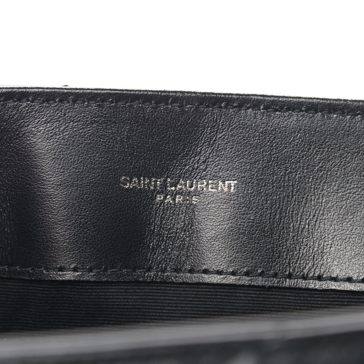 Calfskin Y Quilted Monogram Medium Loulou Chain Satchel Black