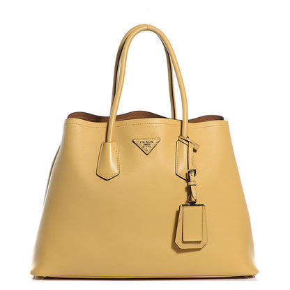 Prada Soft Calf Double Bag Ginestra 1 of 10