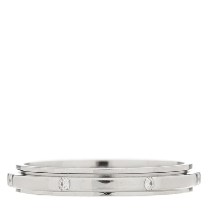 Piaget 18K White Gold Diamond Small Possession Band Ring 51 5.75 3 of 6
