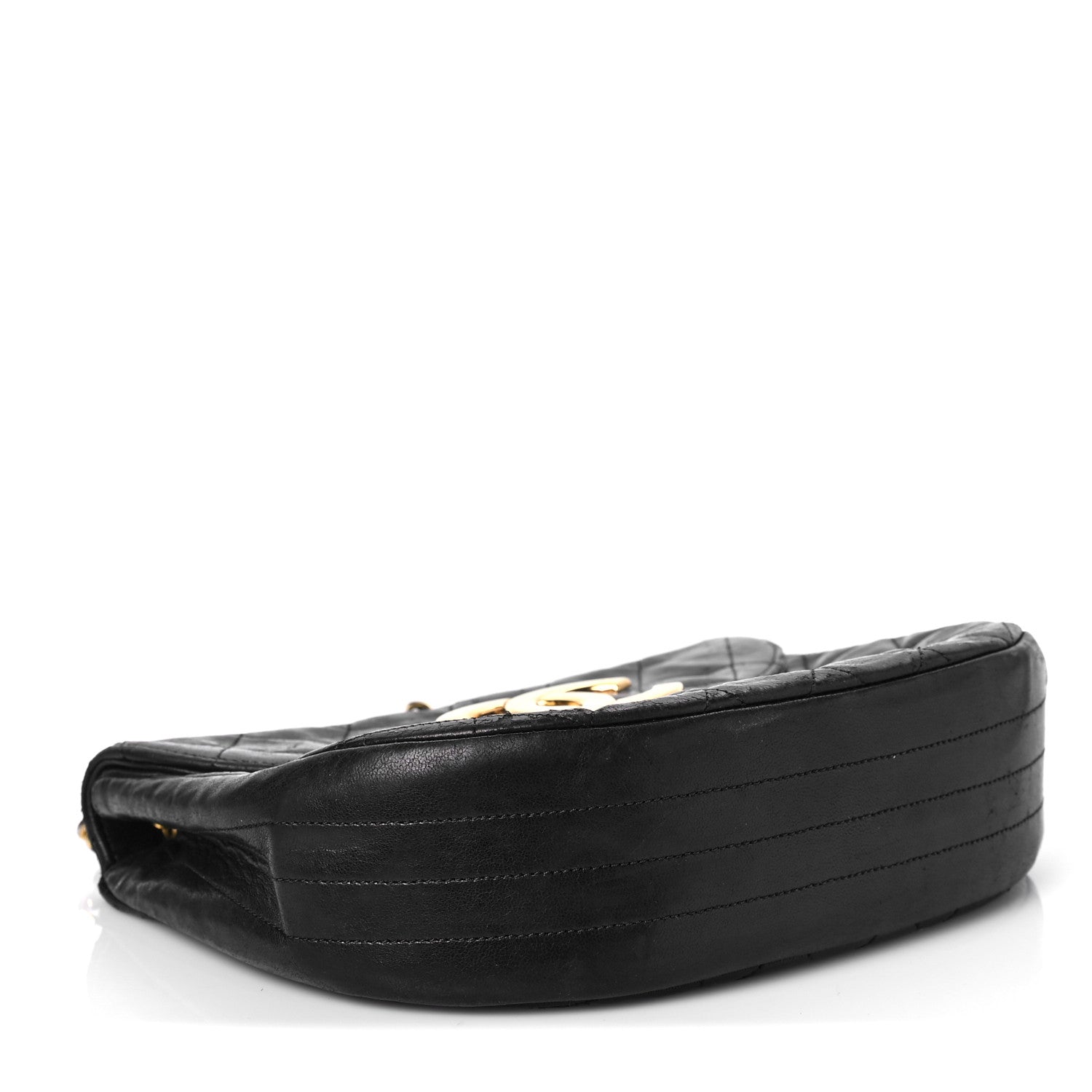 Chanel Lambskin Quilted Small Single Flap Black 3 of 12