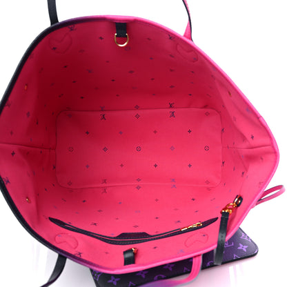 Louis Vuitton Monogram Giant Spring In The City Neverfull MM Midnight Fuchsia 6 of 9