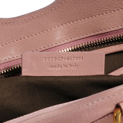 Saint Laurent Sheepskin Leather Mini Cabas ChYc Bag Pink 7 of 9