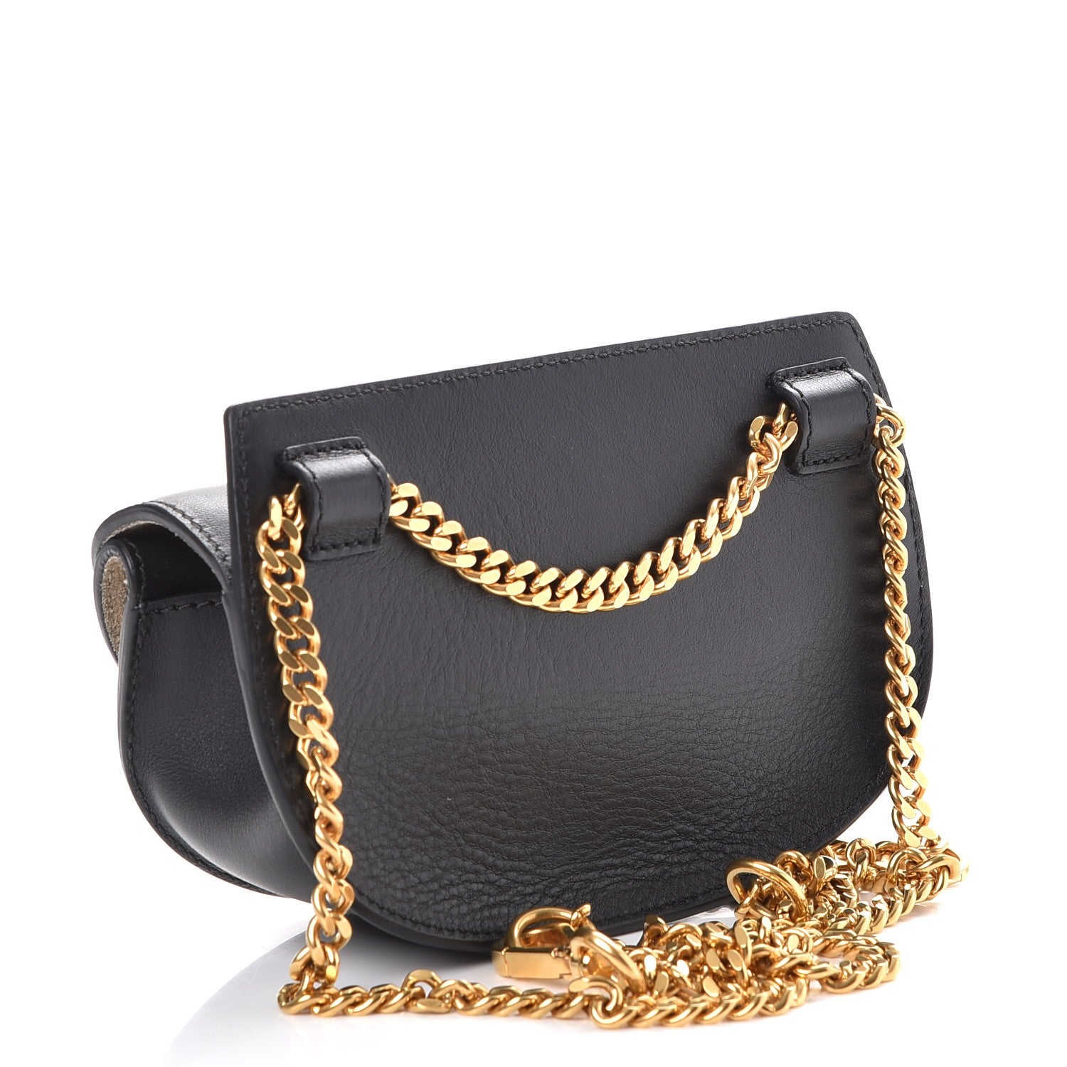 Chloe Calfskin Nano Georgia Crossbody Bag Black 4 of 8