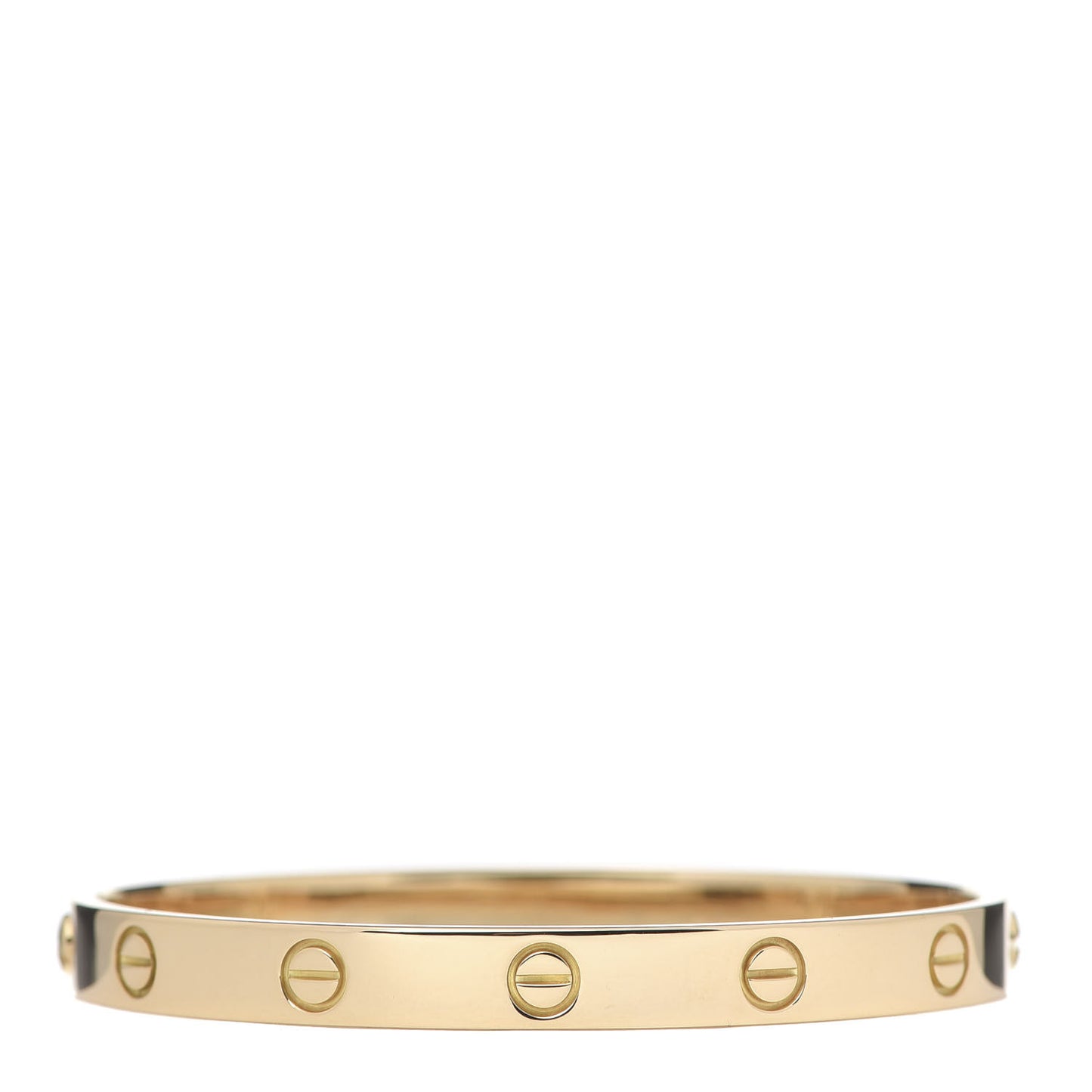 18K Yellow Gold LOVE Bracelet 17