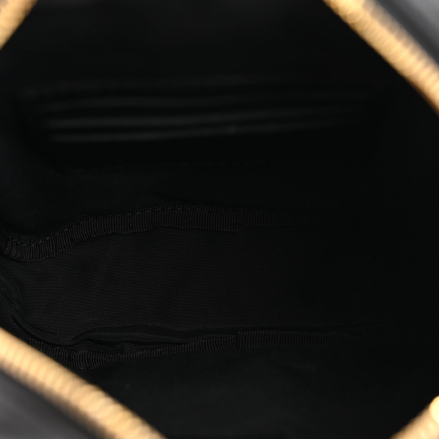Calfskin Baroque Logo Messenger Bag Black