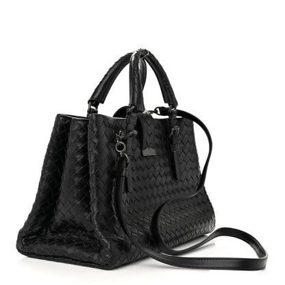Bottega Veneta Light Calf Intrecciato Small Roma Black 3 of 14
