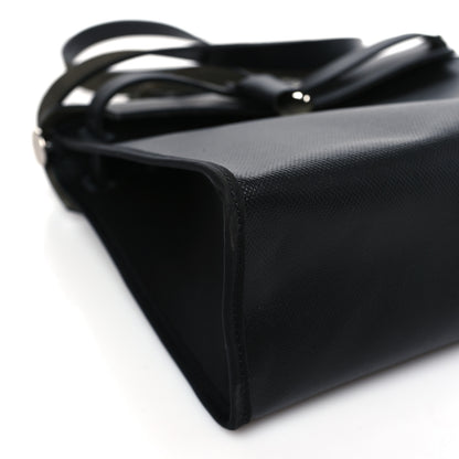 Hermes Toile H Berline Vache Hunter Herbag Zip PM 31 Black 9 of 10