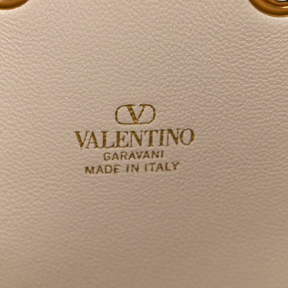 Valentino Garavani Nappa Mini VLogo Signature Chain Bucket Bag Light Ivory 6 of 9