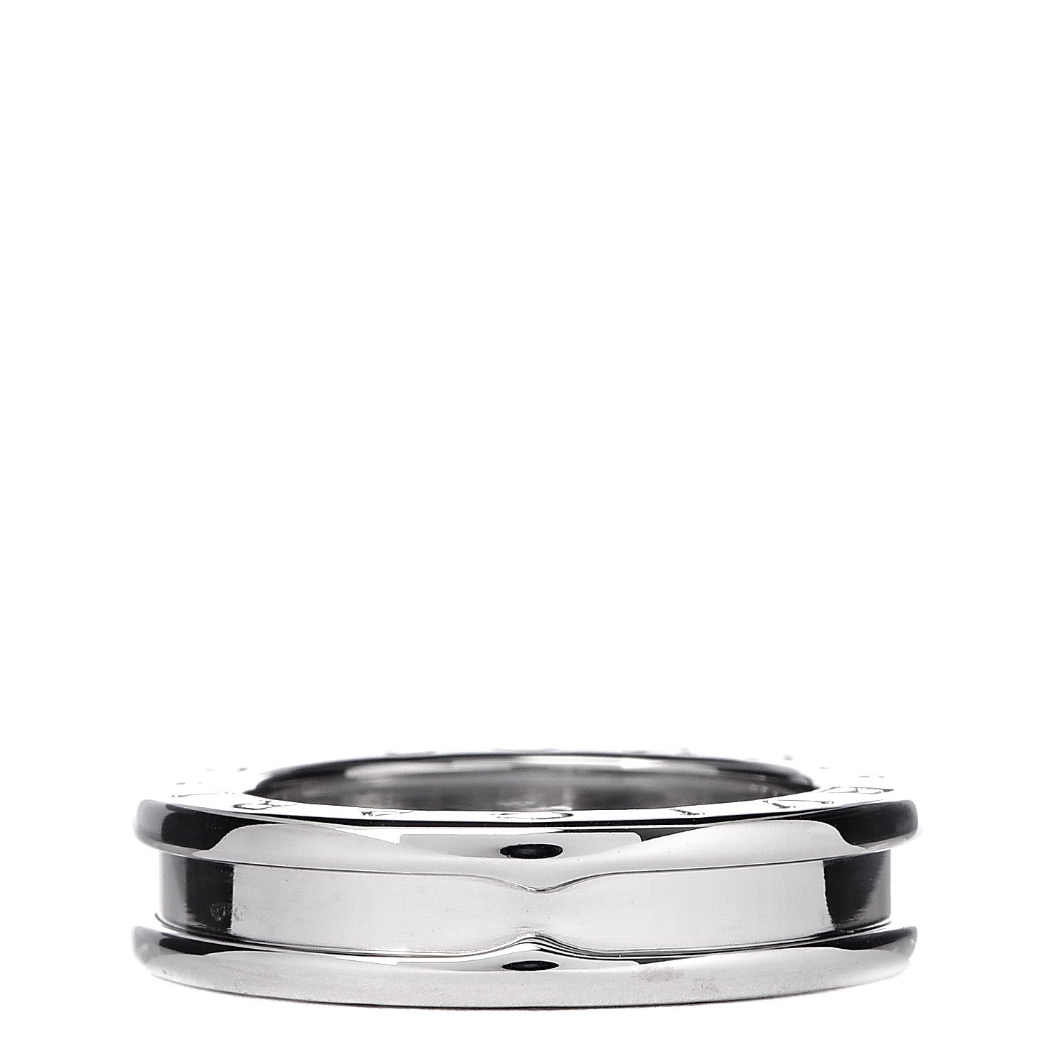 Bulgari 18K White Gold B.Zero1 One-Band Ring 48 4.5 3 of 5