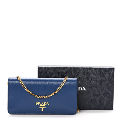 Prada Vitello Move Mini Crossbody Bag Bleuette 11 of 11