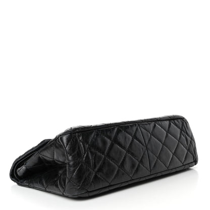 Chanel Glazed Aged Calfskin Quilted 2.55 Reissue 227 Flap Black 3 of 5