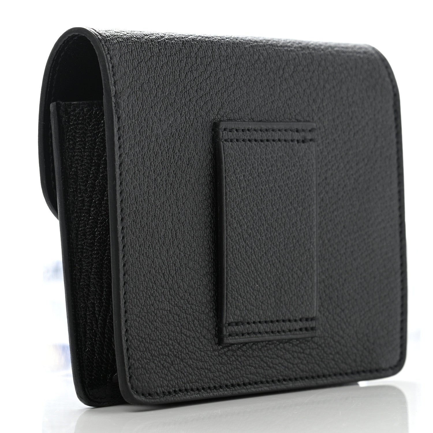 Hermes Chevre Mysore Roulis Slim Wallet Black 3 of 6