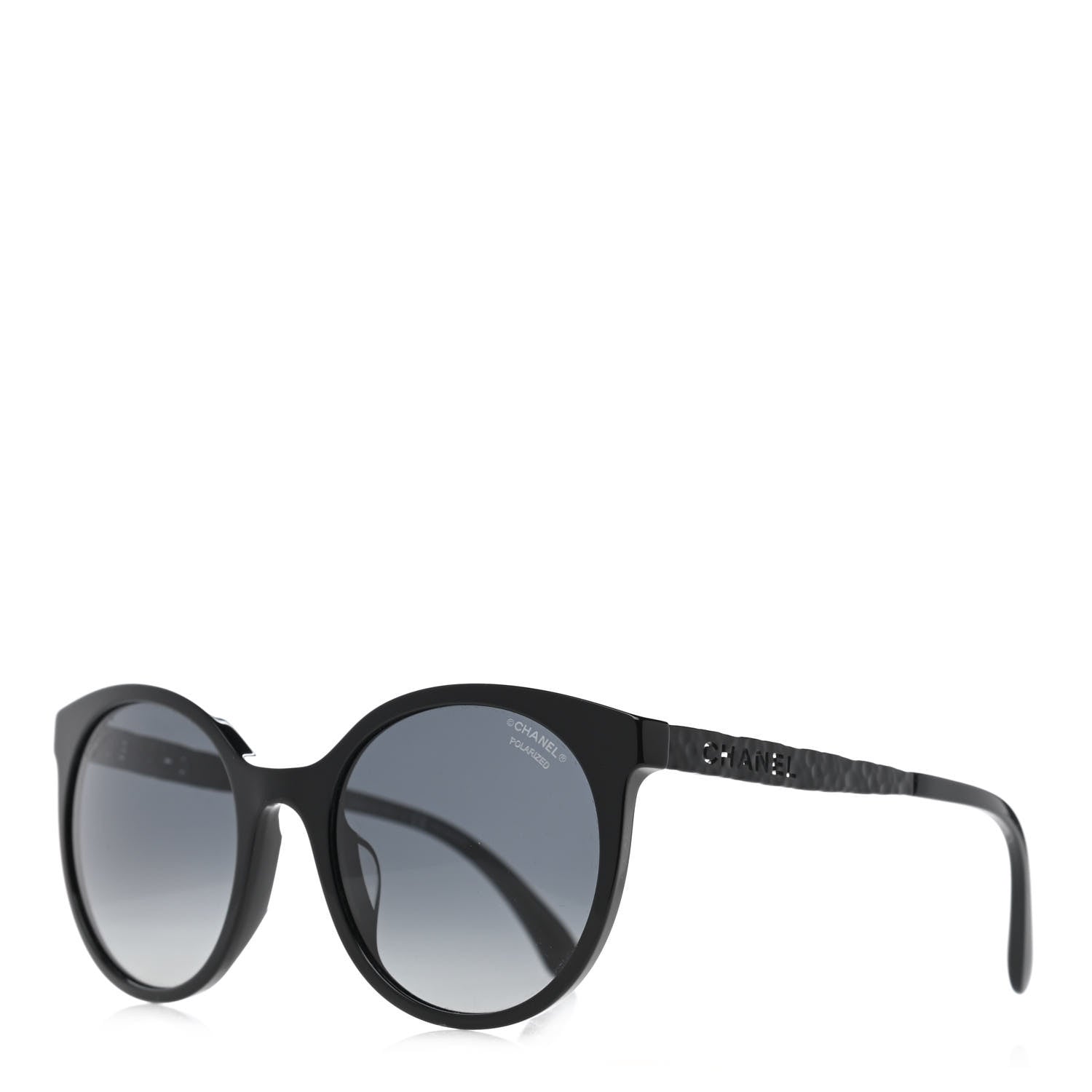 Chanel Acetate Metal Polarized Pantos Sunglasses 5440-A Black 1 of 8