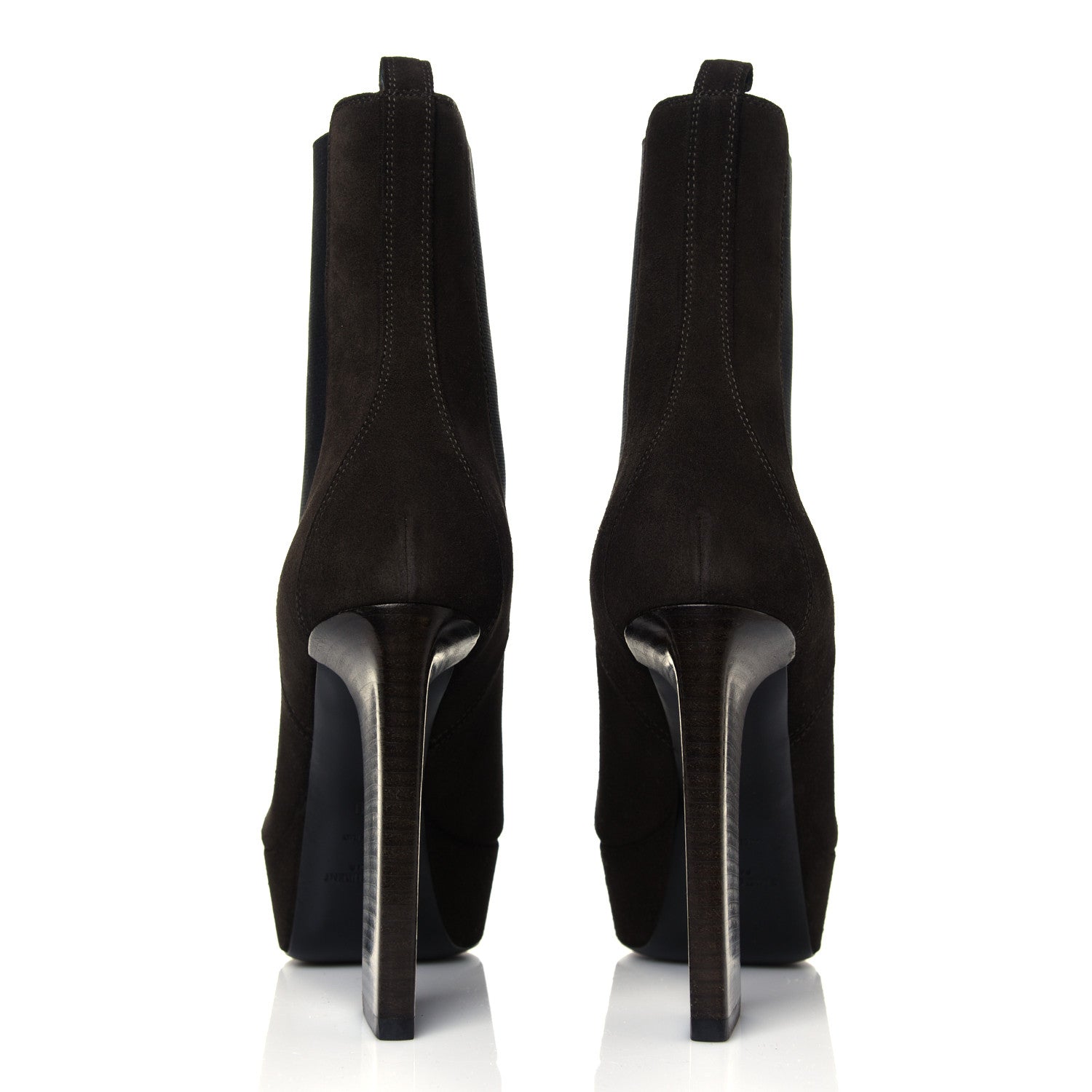 Saint Laurent Suede Vika 95 Chelsea Boot 39 Haunting Green 5 of 8