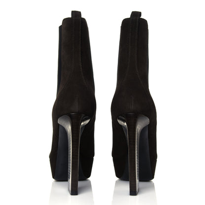 Saint Laurent Suede Vika 95 Chelsea Boot 39 Haunting Green 5 of 8