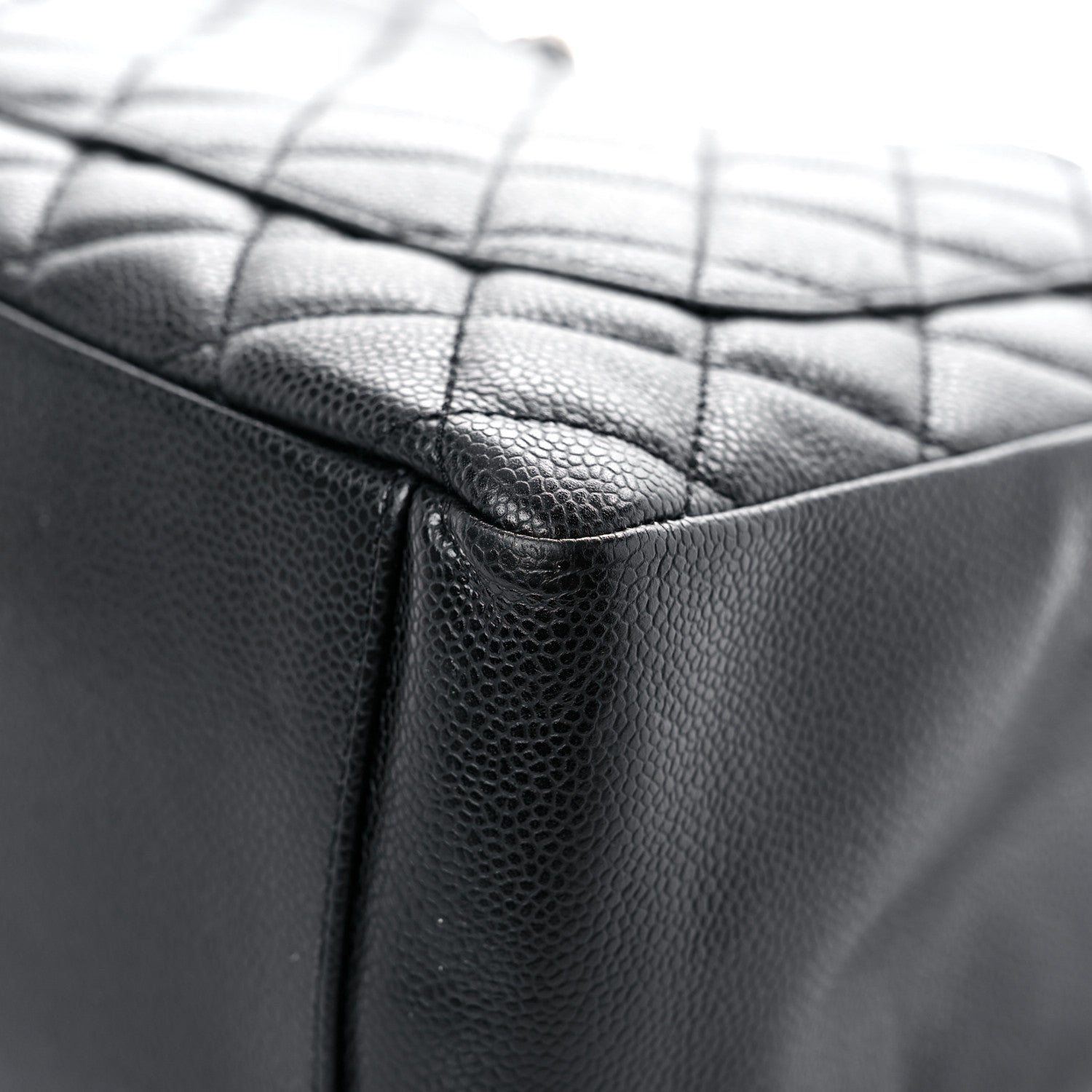 Chanel Caviar Quilted Grand Shopping Tote GST Black 12 of 14