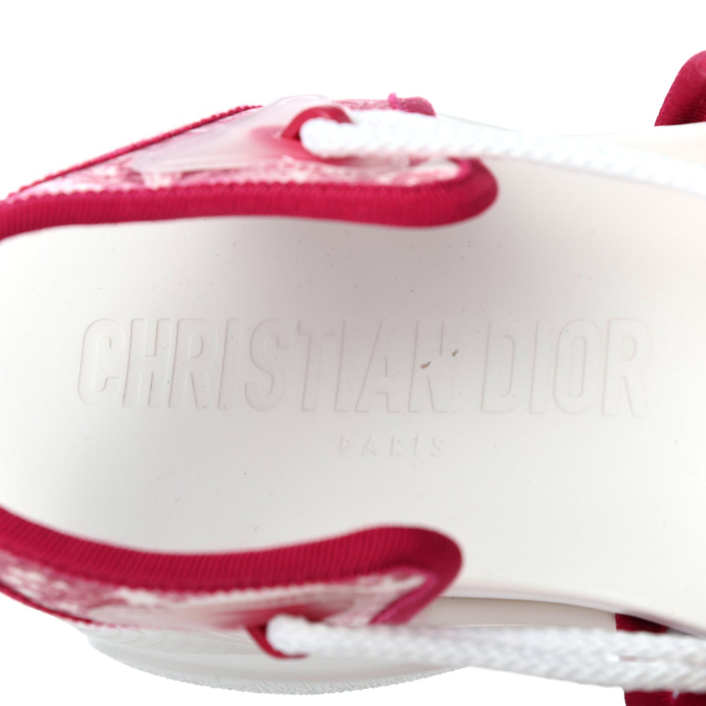 Technical Fabric Toile de Jouy D-Connect Sandals 38 Raspberry