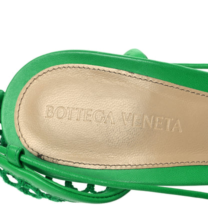 Bottega Veneta Mesh Nappa Stretch Ankle Tie 90mm Sandals 39.5 Grass 11 of 14