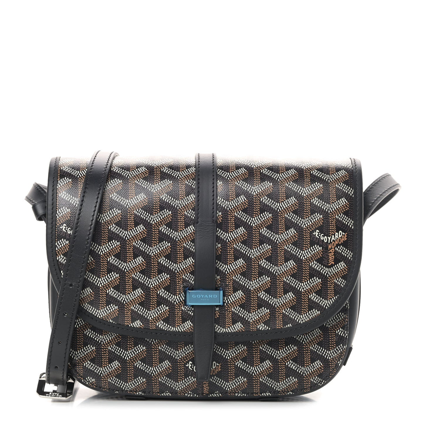 Goyardine Belvedere II PM Messenger Bag Black