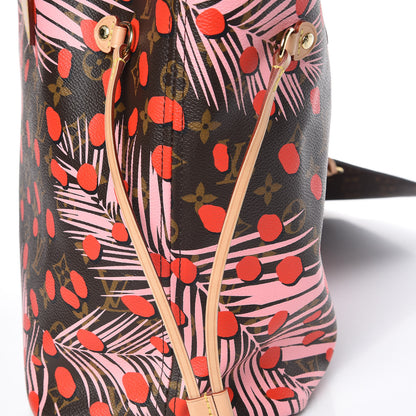 Louis Vuitton Monogram Jungle Dots Neo Neverfull MM Sugar Pink Poppy 17 of 24