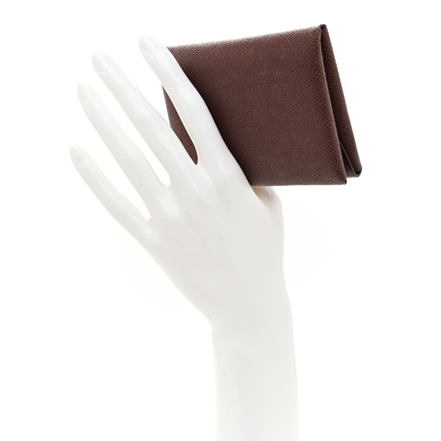 Hermes Epsom Calvi Duo Card Case Terre 2 of 8