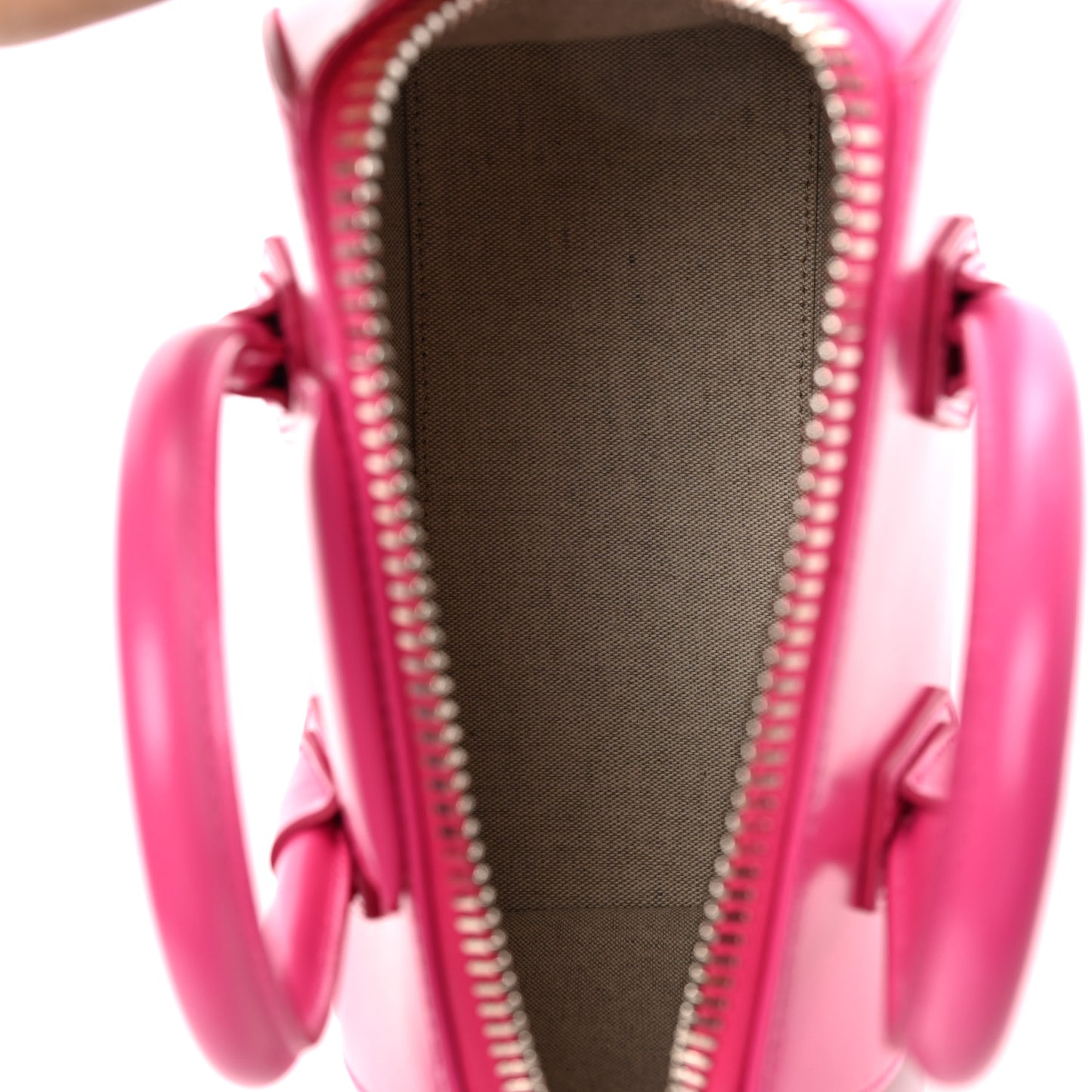 Shiny Lord Calfskin Mini Antigona Neon Pink